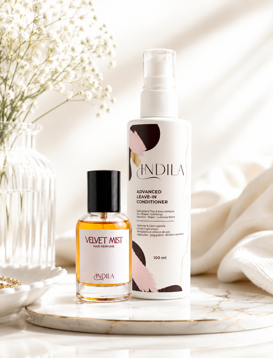 Pack Indila – Leave-In Conditioner + Velvet Mist Hair Perfume